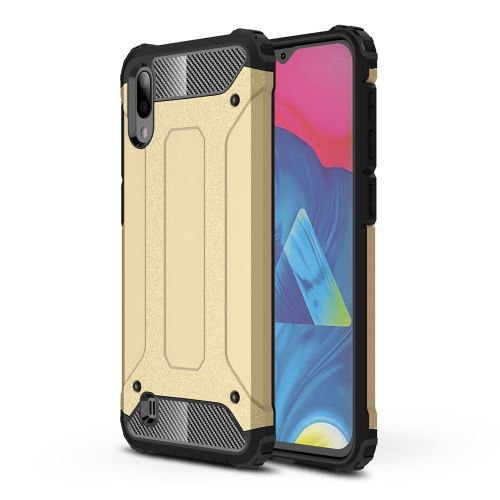Coque en TPU armure de protection hybride or pour votre Samsung Galaxy M10
