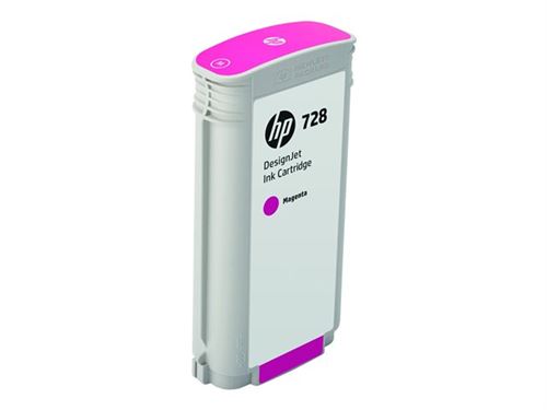 HP 728 - magenta - encre à colorants - originale - DesignJet - cartouche d'encre