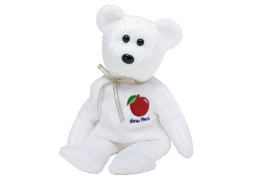 TY Beanie Baby - ETAT DE NEW YORK l'Ours (Etat Exclusif)