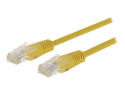 Valueline VLCT85000Y30 Câble réseau Cat5e Utp Rj45 (8/8) Mâle - Rj45 (8/8) Mâle 3,00 M Jaune