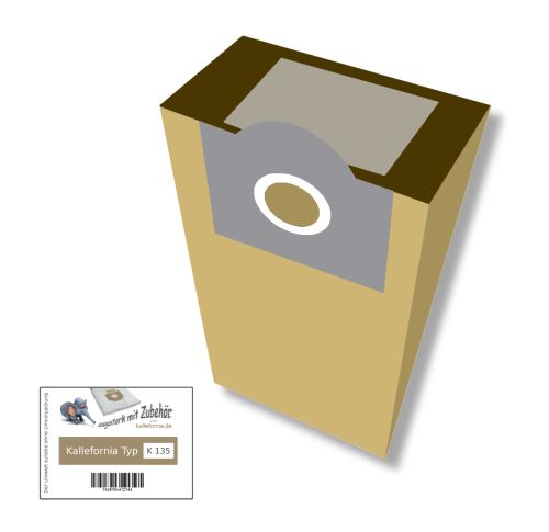 Kallefornia k135 8 sacs pour aspirateur De Longhi XTC 12 13 14 15 E Radel