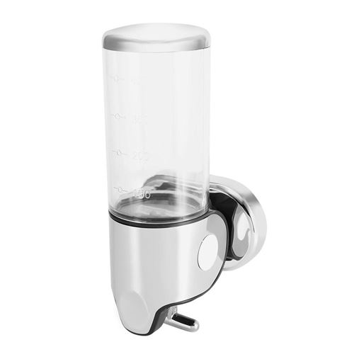 Distributeur de savon liquide mural 500 ml (Transparent)