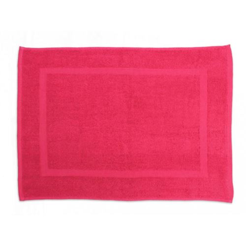 Tapis de bain uni 900gr/m2 - 50 x 70 cm - Coton - Rose