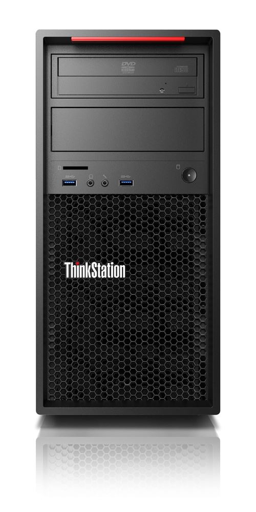 PC de bureau Lenovo thinkstation p320 3.6ghz i7-7700 tour noir station de travail (30bh000hfr)