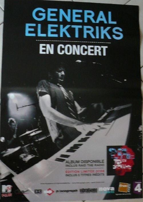 Acheter GENERAL ELEKTRIKS - 70x100 cm - AFFICHE / POSTER État correct - 17,99 € GENERAL ELEKTRIKS - 70x100 cm - AFFICHE / POSTER État correct - N/A reconditionné disponible sur Fnac