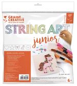 Kit initiation string art tableau de fil tendu nature - graine créative