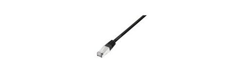 Equip Life - Cordon de raccordement - RJ-45 (M) pour RJ-45 (M) - 10 m - paire torsadée écrantée (F/UTP) - CAT 5e - moulé, bloqué - noir