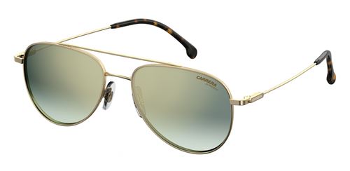 Carrera Eyewear lunettes de soleil 187/S unisexe or avec verres verts moyen