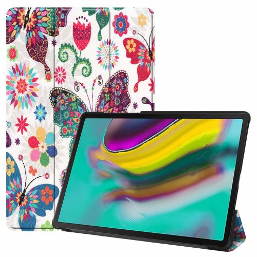 WISETONY® Etui en PU tri-pliure Motif papillon avec support pour votre Samsung Galaxy Tab S2 T710/T715/T713 8.0
