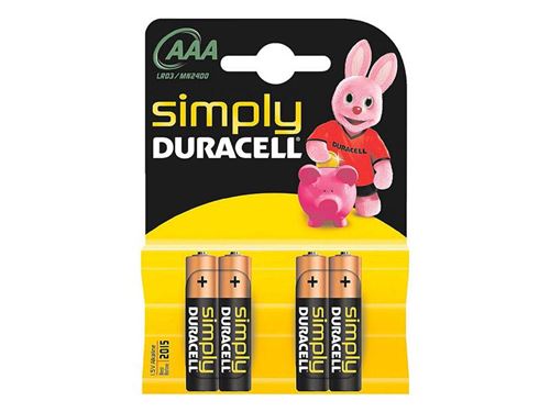 Duracell CopperTop MN2400 - batterie - AAA - Alcaline x 4