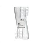 12 flutes à champagne plastique réutilisable 15cl - jja 122900a