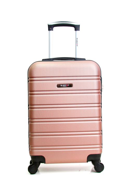 Valise Cabine BLUESTAR | BILBAO-E Rose Dore en ABS 31L
