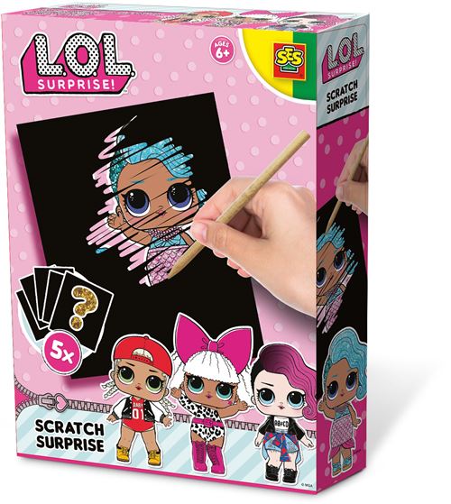 SES Creative LOL Scratch Surprise 5 pièces