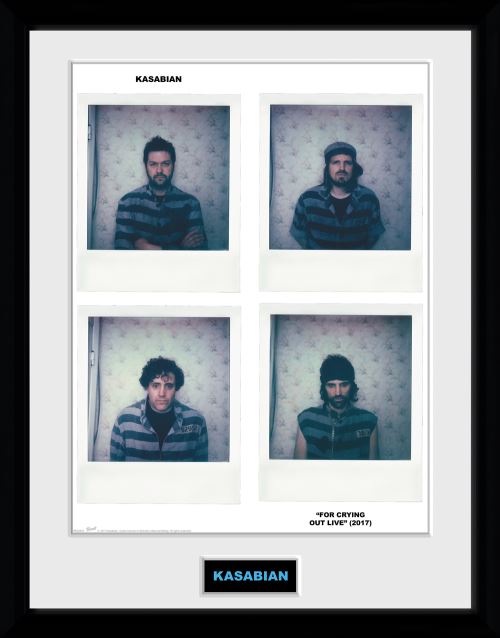Photographie encadrée Kasabian Fcol 30x40cm