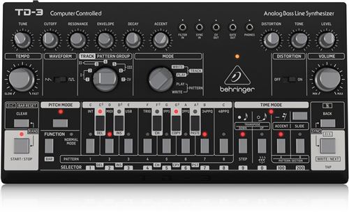 Behringer TD-3-BK Analog Bass Line Synthesizer