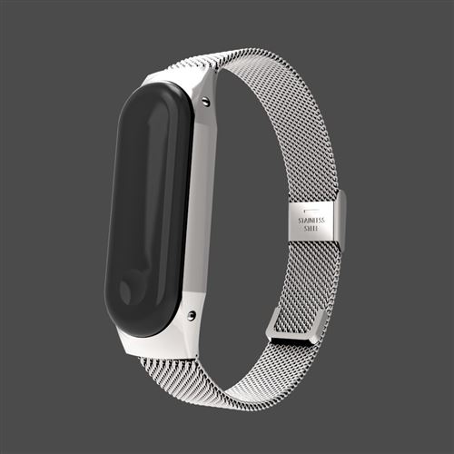 Bracelet en métal s'effondrer argent pour votre Xiaomi Mi Band 3