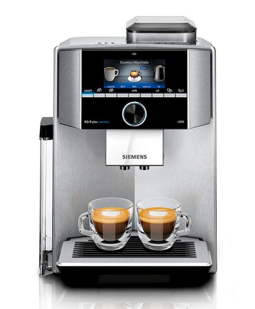 Siemens EQ.9 plus connect s500 TI9553X1RW - Automatisch koffiezetapparaat met cappuccinatore - 19 bar - roestvrij staal