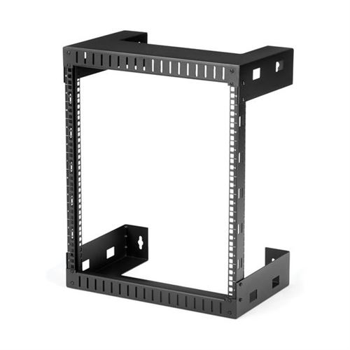 startech 12u wall mount server rack equipment rack 304.8mm depth noir