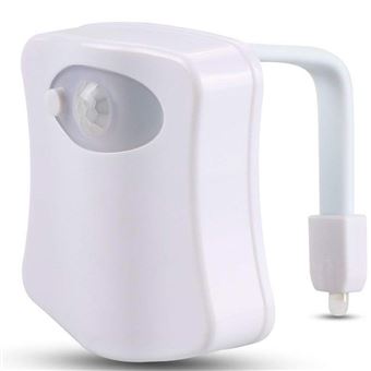 5€ sur Lampe de Toilette LED avec Détecteur de Mouvement - 8 couleurs -  Veilleuses - Achat & prix