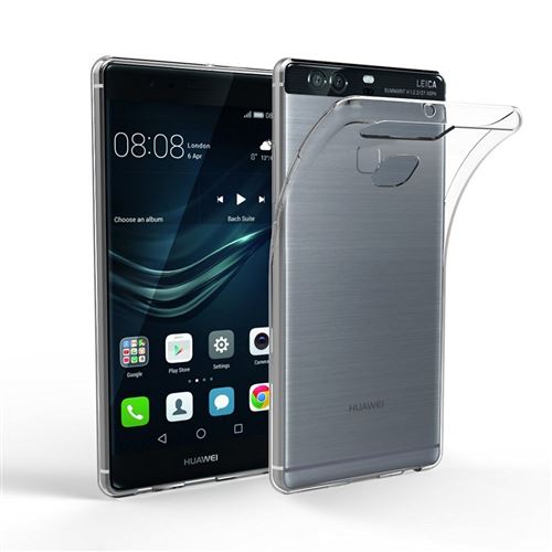Coque Gel TPU Transparent pour HUAWEI P9 PLUS - Coque Housse Etui Protection Gel TPU Silicone Souple Ultra Mince Fine Slim Leger Phonillico®