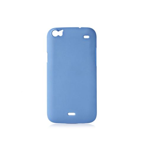 Coque rigide bleue clair toucher gomme pour Wiko Darkside
