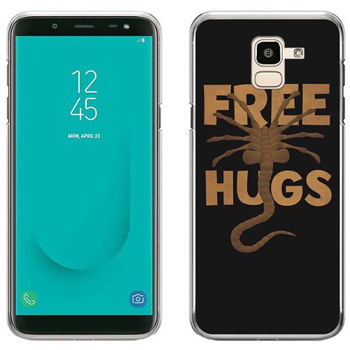 Coque pour Samsung Galaxy J6 -  Free Hugs Alien
