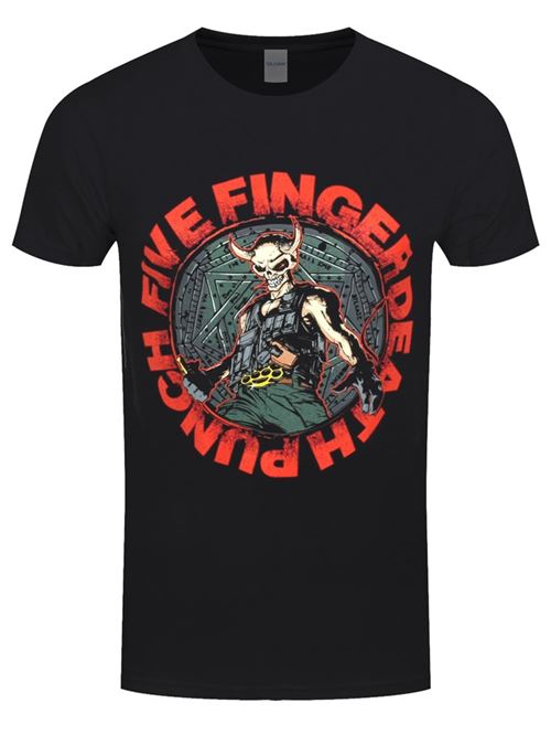 Five Finger Death Punch T-Shirt Seal Of Ameth Homme Noir - Taille S