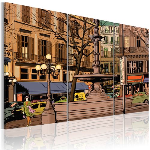 Tableau - Soirée calme à Paris - Artgeist - 90x60