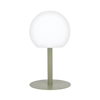 Xanlite - Lampe à poser POP - boule kaki rechargeable en métal LED IP44, 400 lumens, CCT et dimmable, hauteur ajustable - LP16BKRCCT - 1