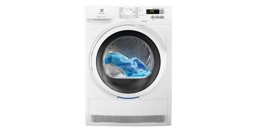 Electrolux Perfectcare 700 - Sèche-Linge / Système Gentlecare - Réfrigérant Propane - Sèche-Linge :Pompe À Chaleur - Capacité Maxi De Séchage:8 Kg - Classe Énergétique*:A+++ - Hublot Xxxl Blanc Premium
