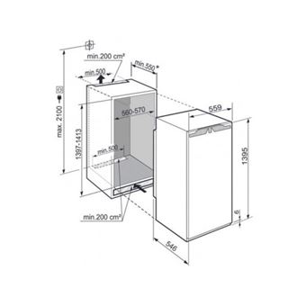 LIEBHERR Réfrigérateur encastrable 1 porte IRBD4550-20