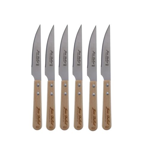 Non Communiqué Coffret De 6 Couteaux À Steak Jean Dubost Cb10a79se15311