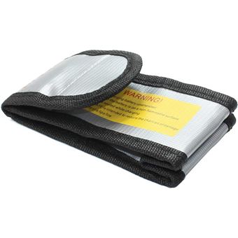 Lot De 3 Sacs De Sécurité LiPo Ignifuges 185x75x60 Mm – Protection Anti-Explosion & Feu