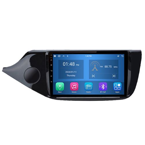 Autoradio RoverOne® Bluetooth CarPlay Android Auto Navigation 4Go RAM 64Go ROM pour Kia Ceed Cee d 2 JD 2012-2018