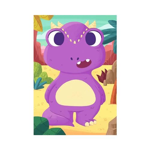 Ravensburger - Puzzles Mix & Match 3x24 pièces - Mignons dinosaures