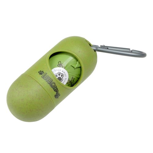 Comparer les prix de Distributeur de Sacs à Excréments Bio 10cm Vert