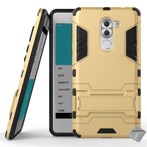 Housse etui coque rigide anti choc pour Huawei Honor 6X Pro + film ecran - OR - htdmobiles