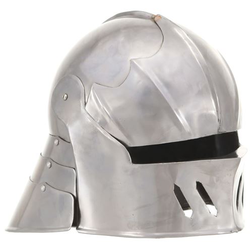 vidaXL Casque de chevalier médiéval antique pour GN Argenté Acier