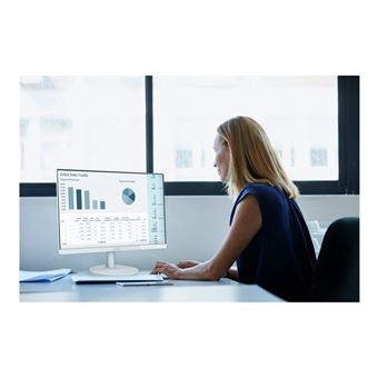 Philips V-line 241V8AW - Écran LED - 24" (23.8" visualisable) - 1920 x 1080 Full HD (1080p) @ 75 Hz - IPS - 250 cd/m² - 1000:1 - 4 ms - HDMI, VGA - haut-parleurs - blanc texturé