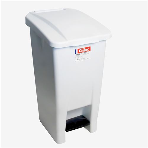 GILAC Poubelle &Agrave; P&eacute;dale Eco 60 L Avec Roulettes Et Couvercle - 