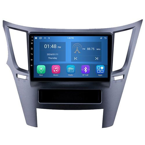 Autoradio RoverOne® Bluetooth CarPlay Android Auto Navigation 4Go RAM 64Go ROM pour Subaru Outback 4 BR Legacy 5 2009-2014