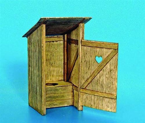 Holz-toilette - 1:35e - Plus Model