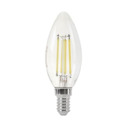 Ampoule LED E14 Filament 6W C35 Bougie - Blanc Chaud 2300K - 3500K - SILAMP