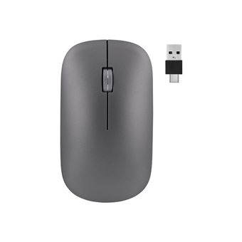 T'nB - Souris - 2 en 1 - 6 boutons - sans fil - Bluetooth, 2.4 GHz - blanc