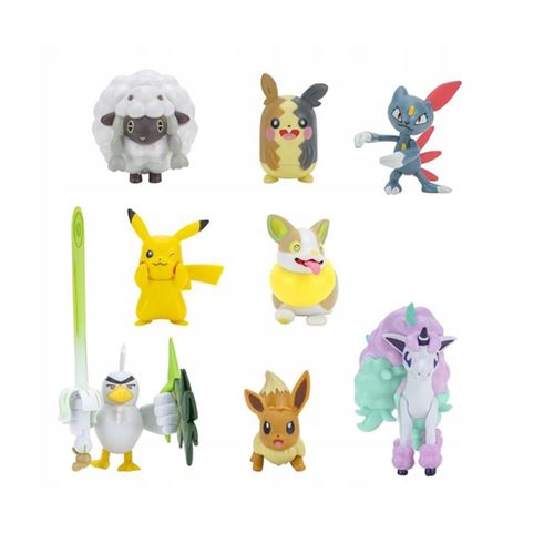 Set de figurines Pokémon Battle Ready W7 8 - Génération 8 - Contient  Pikachu, Eevee, Wooloo, Sneasel, Yamper, Ponyta, Sirfetch'd & ; Morpeko -  dès 4