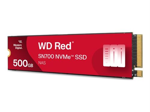 WD Red SN700 WDS500G1R0C - SSD - 500 GB - intern - M.2 2280 - PCIe 3.0 x4 (NVMe)