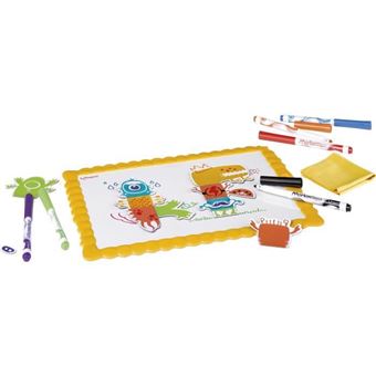 MAPED Creativ – Valisette Ardoise Effaçable Animaux, Kit Complet Avec Fiches Et Feutres, Dès 4 Ans, Idéal Pour Voyager