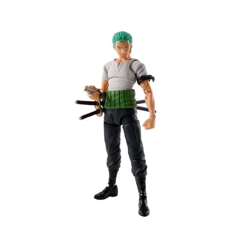 Figurine de collection One Piece S.H.Figuarts Roronoa Zoro Romance Dawn de 15 cm - Image 8