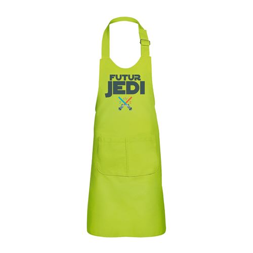 Fabulous Tablier Cuisine Enfant 2 Poches Vert Futur Jedi Star Wars