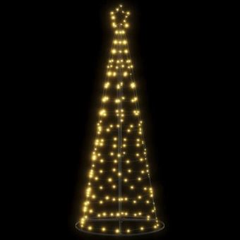 Arbre de Noël lumineux - 200 LED - Blanc chaud - 182 cm - Intérieur/extérieur - 1